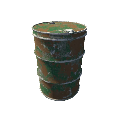 Three_Ridge _Barrel_Two_Caps_Aged_Green